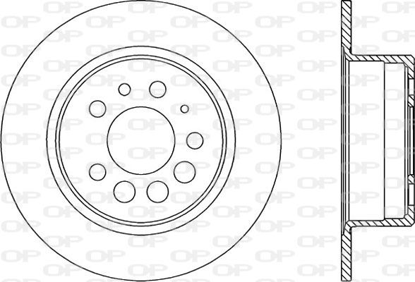 OPEN PARTS Bremžu diski BDA1597.10